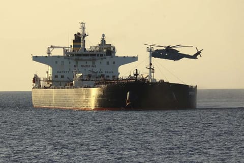 UK board shadow fleet tanker