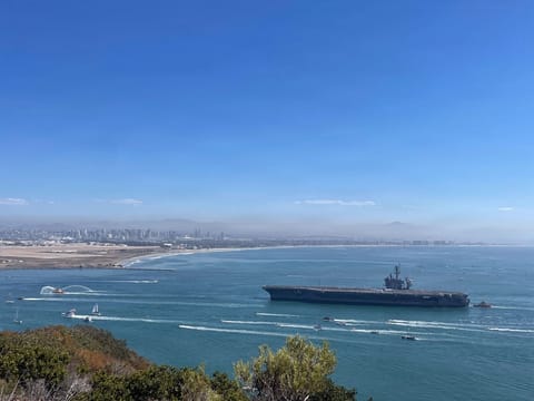 USS Abraham Lincoln arriving San Diego California