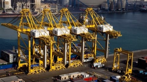 STS cranes at Jebel Ali (file image courtesy DP World)