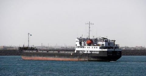 Caspian Sea cargo ship