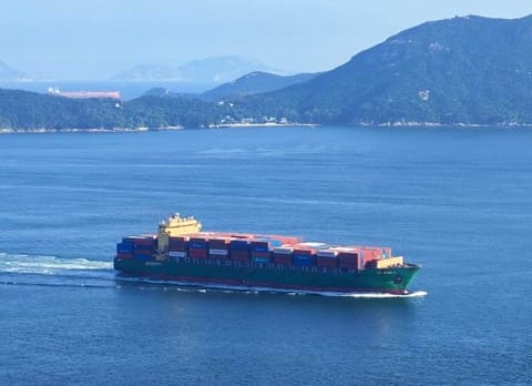 South Korean containership