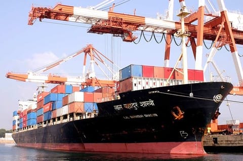 Indian-flagged containership