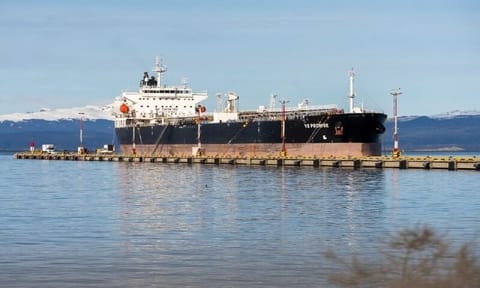 tanker at dock