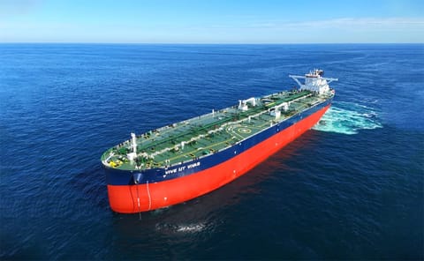 VLCC tanker built in China