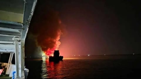 chemical cargo fire