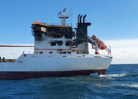 product tanker damaged in Black Sea attack