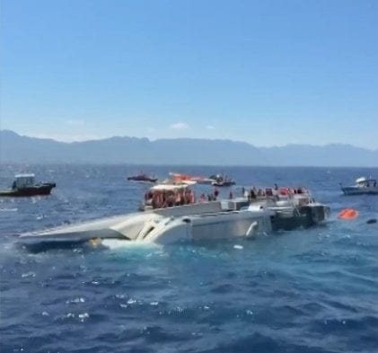capsized ferry