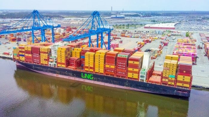 containership Jacksonville Florida
