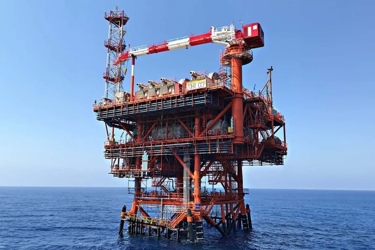 Platform at the Zohr field in the Egyptian EEZ (Eni)