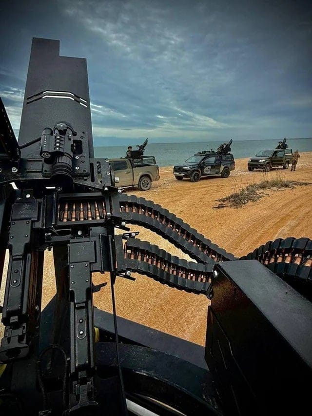 Russian Navy mobile fire groups of the Black Sea Fleet (Russian social media)