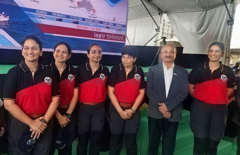 Indian Register of Shipping Congratulates the Crew of IASV Triveni on Successful Completion of the 'Samudra Pradakshina' Expedition