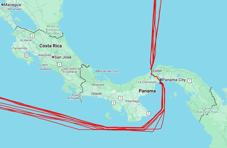 LPG carrier G. Spirit has made the same voyage to and from Houston many times - but this time, it is spending $5.3 million at the canal (Pole Star Global)