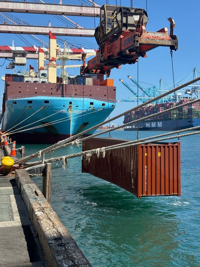 Salvors retrieved one floating container Monday and two sunken containers over the next 24 hours (USCG)