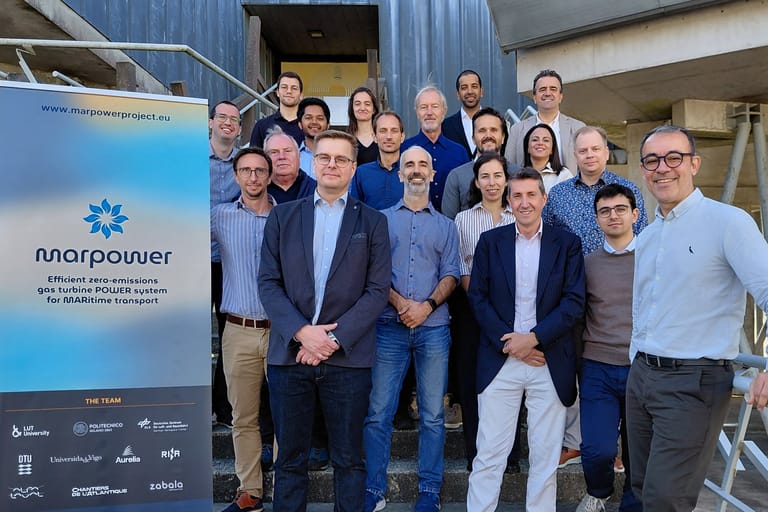 environmental performance and economic implications of the complete MARPOWER system.  Building on MARPOWER's first two years The results generated during the first half of MARPOWER are also beginning to reach the wider scientific and engineering community. Technical advances from the project have already been presented at relevant international events, including ASME Turbo Expo and IFToMM Rotordynamics 2026. As experimental, modelling and validation activities progress, further results are expected to lead to scientific publications and new conference contributions. For Professor Jussi Sopanen, MARPOWER Project Coordinator at LUT University, the halfway point marks a transition towards a more integrated phase of the project: “During the first half of MARPOWER, we have advanced the system design, developed key technologies and started generating experimental results. The challenge now is to bring these developments progressively together, extend testing under more representative conditions and generate the evidence needed to assess the complete system and its integration on board ships”. The MARPOWER project brings together eleven partners from six European countries, combining complementary expertise across the technologies and disciplines required to develop and assess the proposed energy conversion system. Coordinated by LUT University, the consortium includes Aurelia Technologies, Alfa Laval, Politecnico di Milano, RINA Consulting, RINA Services, University of Vigo, the German Aerospace Center (DLR), the Technical University of Denmark (DTU), Chantiers de l'Atlantique and Zabala Innovation. The project will continue until August 2028.