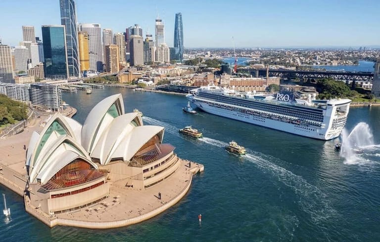 cruise ship in Sydney Australia