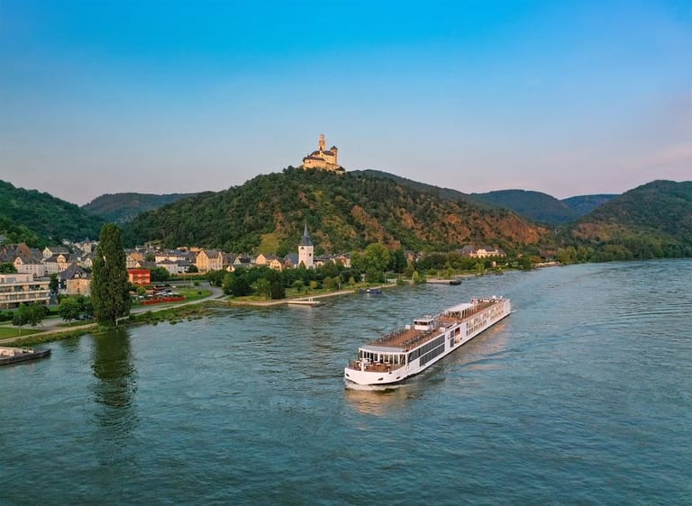 river cruise ship on the Rhine