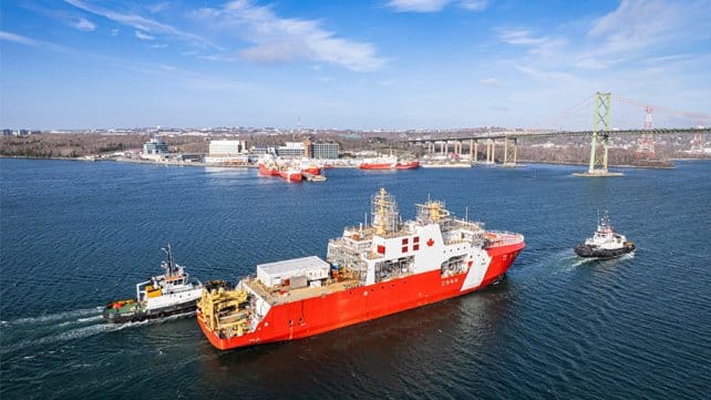 Canadian Coast Guard vessel launched