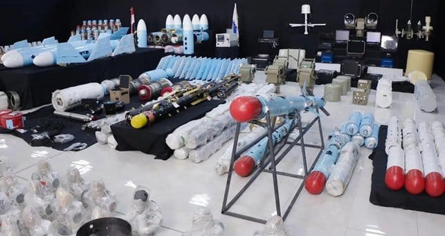 Iran arms shipped to Yemen
