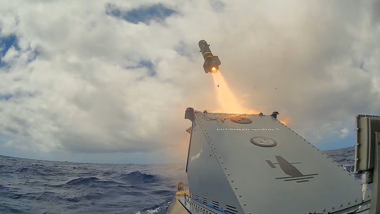 Saildrone Hellfire launch