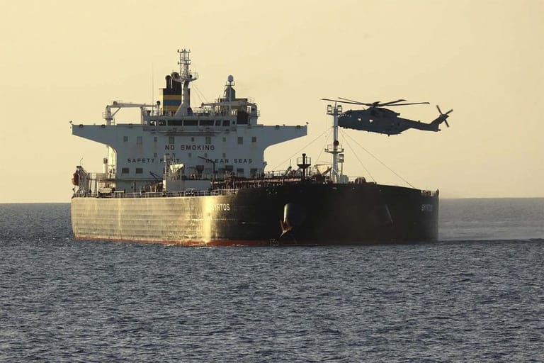 UK board shadow fleet tanker