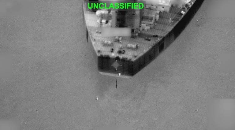 US striking Iranian tanker