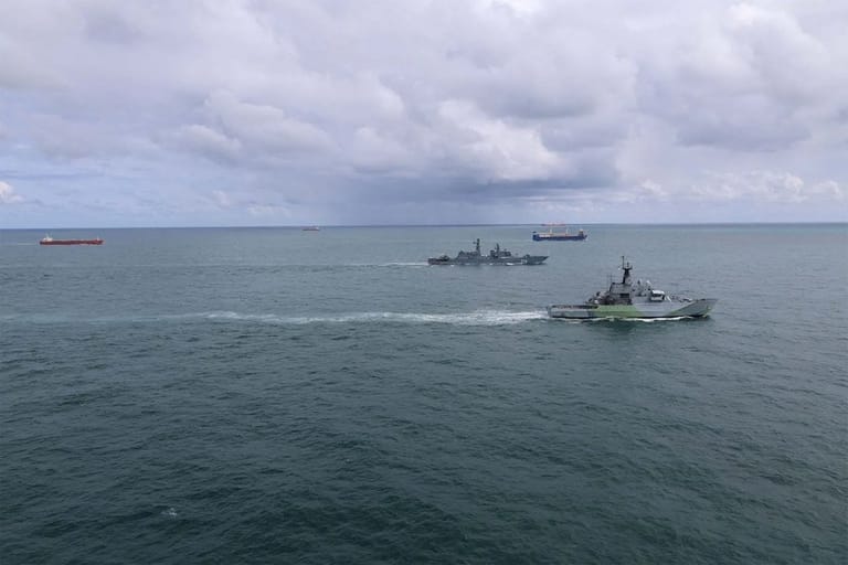 Royal Navy monitoring Russian vessels