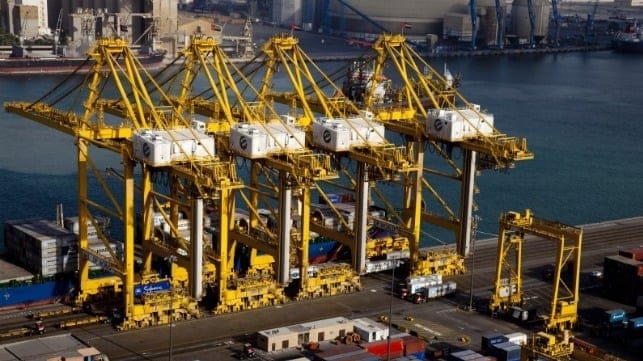 STS cranes at Jebel Ali (file image courtesy DP World)