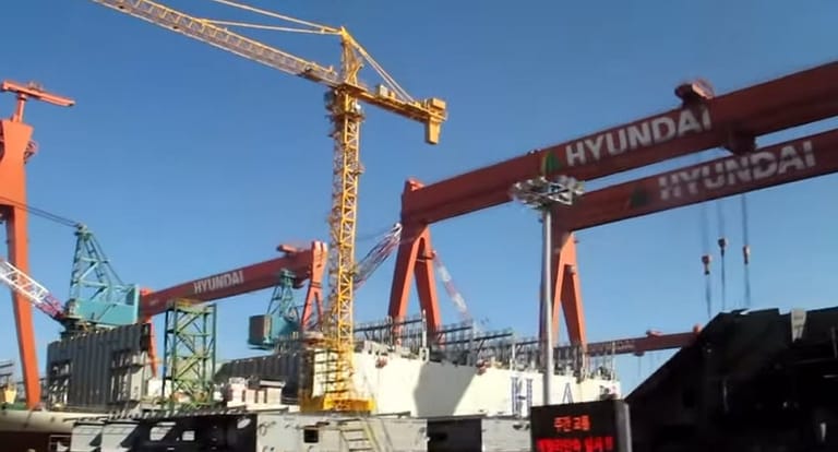 HD Hyundai shipyard