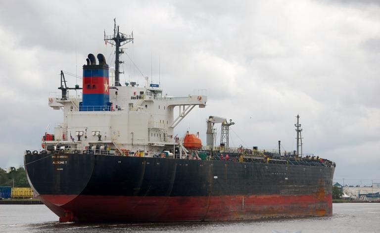 sanctioned tanker carrying Russian diesel