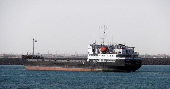 Caspian Sea cargo ship