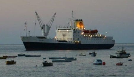 St Helena cargo-passenger ship