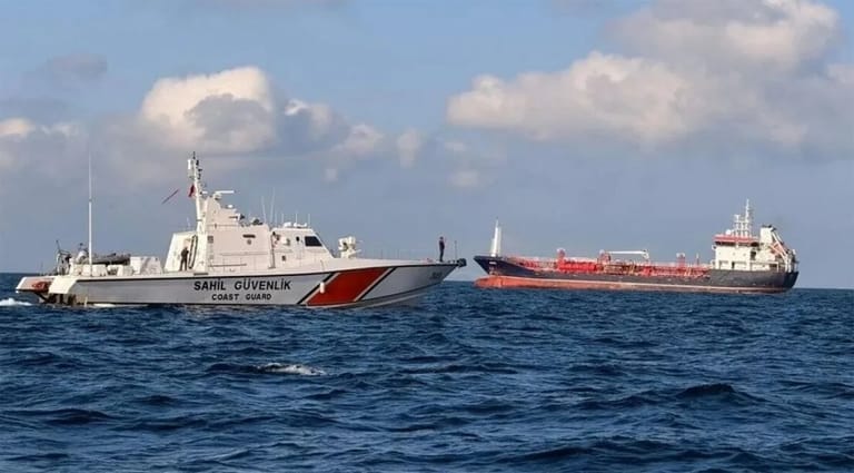 tanker detained by Turkish Coast Guard