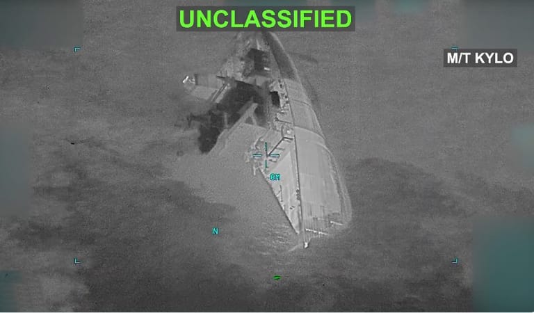 Iranian tanker sunk in US attack