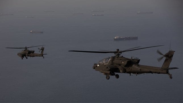 US patrol over Arabian Gulf Strait of Hormuz