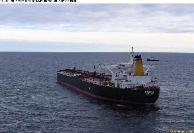 shadow fleet tanker detained in Germany
