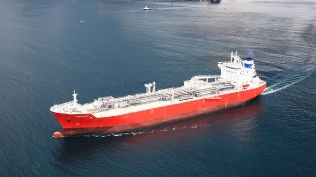 Exmar?s new very large gas carriers will feature W?rtsil? technology that enables them to operate on LPG fuel. Photo: Exmar.