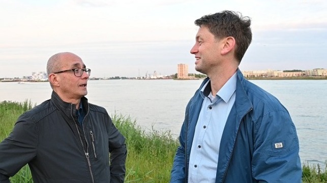Humphrey van der Heijden (Damen Den Helder) in conversation with Cees Verkerk (Shipbuilder)