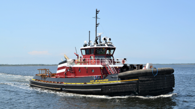 7000 Hp Tier Iv Class Mcallister Tug Arrives In Charleston