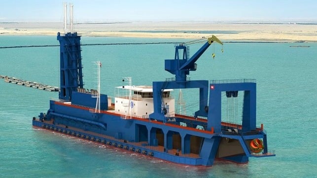 Custom-built Cutter Suction Dredgers built at Royal IHC shipyard for the Egyptian Suez Canal Authority (SCA).