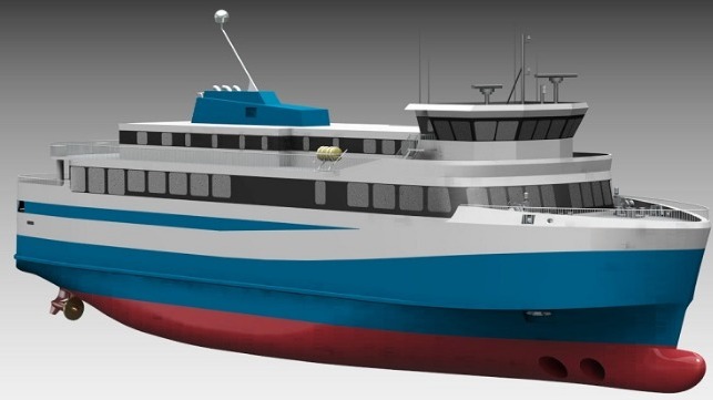 Iceland’s first electric ferry. Image by Polarkonsult