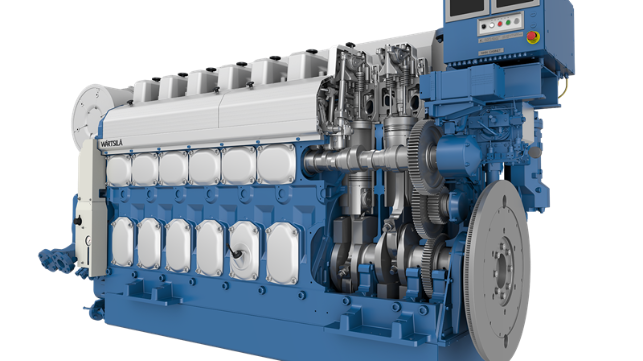 The Wärtsilä 20 engine fitted with a Wärtsilä NOx Reducer (NOR) is undergoing certification testing for compliance with China’s Stage II emissions standard. © Wärtsilä Corporation