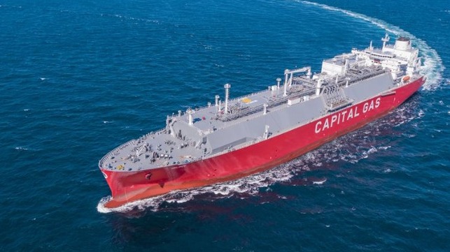 Two new LNG Carriers being built for Capital Gas Ship Management will feature Wärtsilä’s advanced shaft generator systems. © Capital Gas Ship Management Corp.