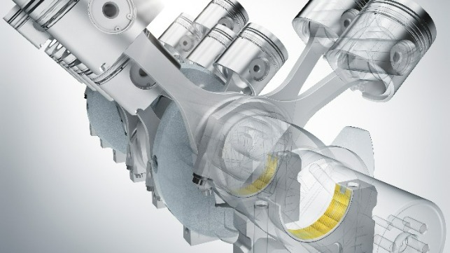 Rolls-Royce develops friction-optimized plain bearings for mtu engines: 35 percent less friction power is required by new, special plain bearings developed by Rolls-Royce's Power Systems business unit for its mtu engines. The innovation, for which a patent application has been filed, reduces the fuel consumption of an internal combustion engine by one percent and has now been awarded the Environmental Technology Prize of the Baden-Wuerttemberg Ministry of the Environment. 