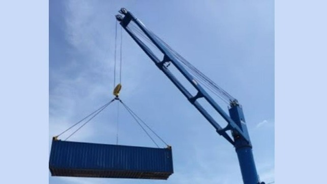 Next generation electric crane - installed at Nghe Tinh Port, Vietnam