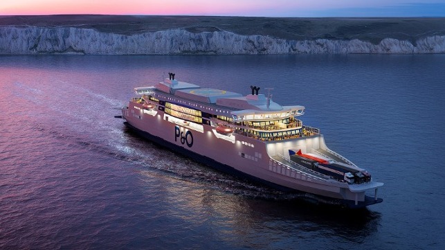P&O Ferries’ new series of ‘super ferries’ will be powered by Wärtsilä 31 engines fitted with the latest Wärtsilä Data Communication units. © P&O Ferries