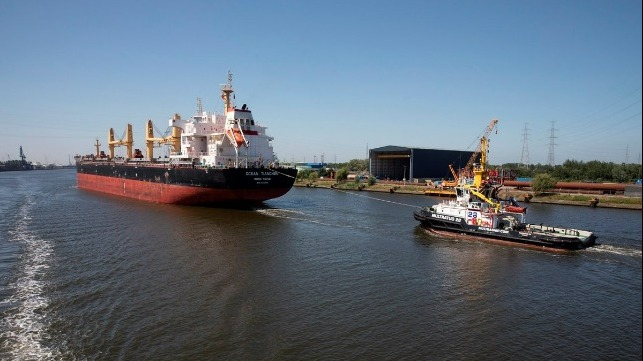 Noordzeehaven over de grens in Nederland wil groeien