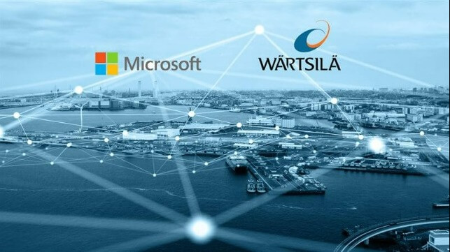 Wärtsilä Voyage reinforces the synergies within its end-to-end digital services portfolio and brings all its products on a common platform with cloud connectivity supplied by Microsoft Azure. ©Wärtsilä