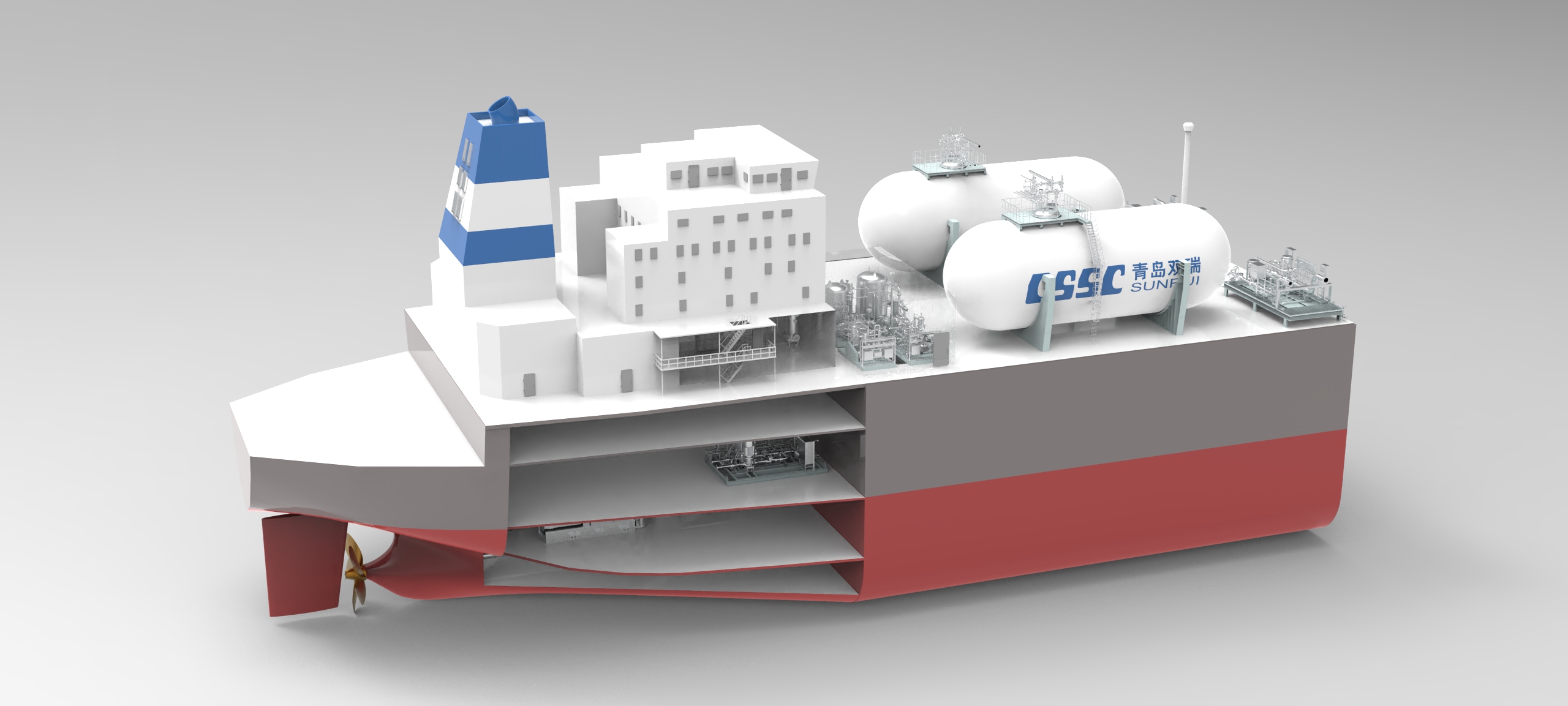 SunRui Celebrates First GasLink LNG FGSS Order with Wuhu Shipyard