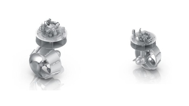 The new thruster model range AT 80 from ZF can be adapted to customer requests in various configurations – such as when used as Z-Drive. 