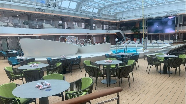 Spa area onboard HAL Rotterdam